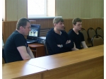 Хоккеисты на пресс-конференции